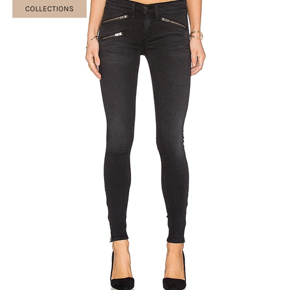 rag & bone Denim - RAG & BONE SKINNY IN WASHED BLACK